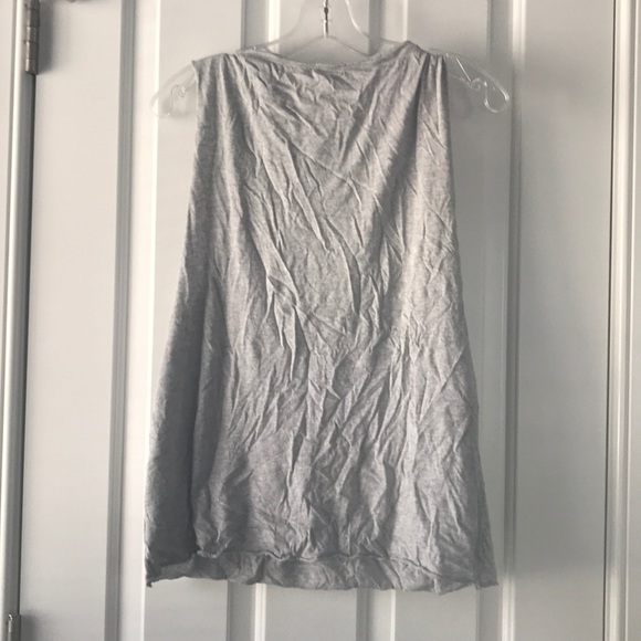 Emi Jay Raising the Barre Gray Tank Top OS - Picture 3 of 3